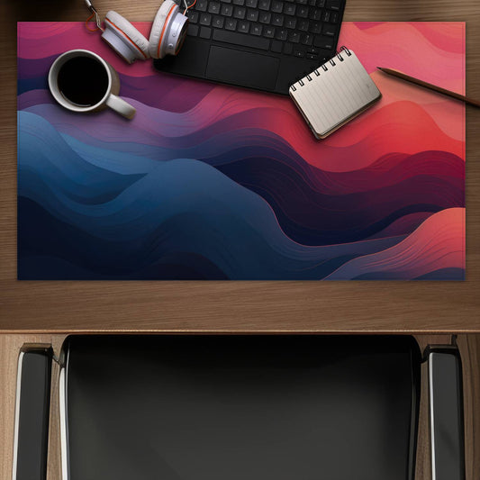 Ethereal Smoke - Blue Gaming Mat for Stylish Home Decor