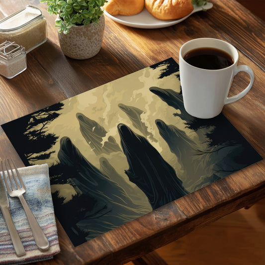 Here they wait - Polyester Placemat for Home Decor | Stylish Set