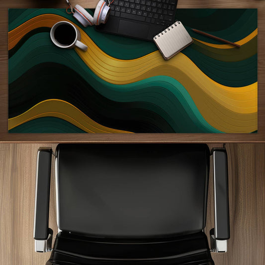 Golden harmony - Desk Mat