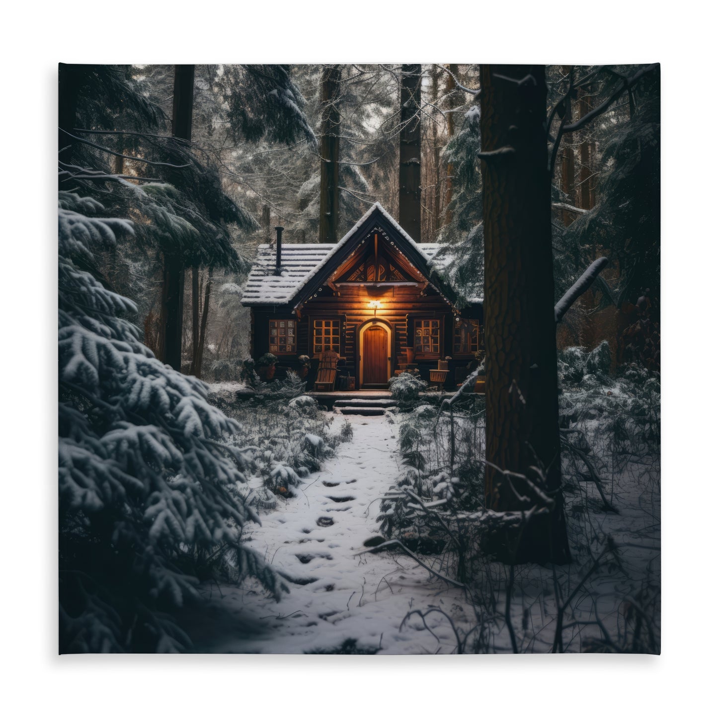 The lone cabin - Tablecloth