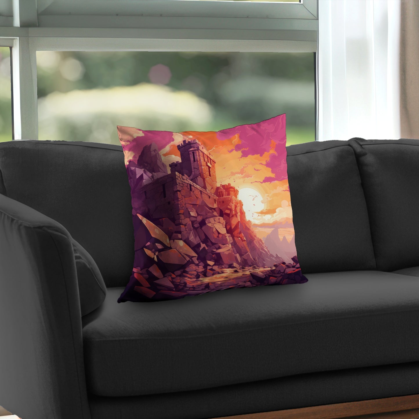 The Setting Rampart | White Poly Twill Throw Pillow Insert