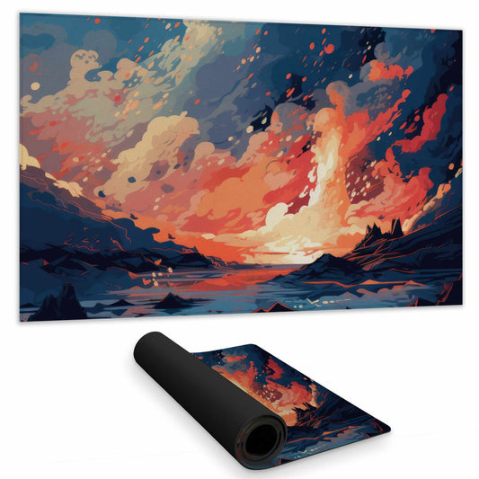 Magma Does Not Wait Gaming Mat - Stylish Home Decor Mat