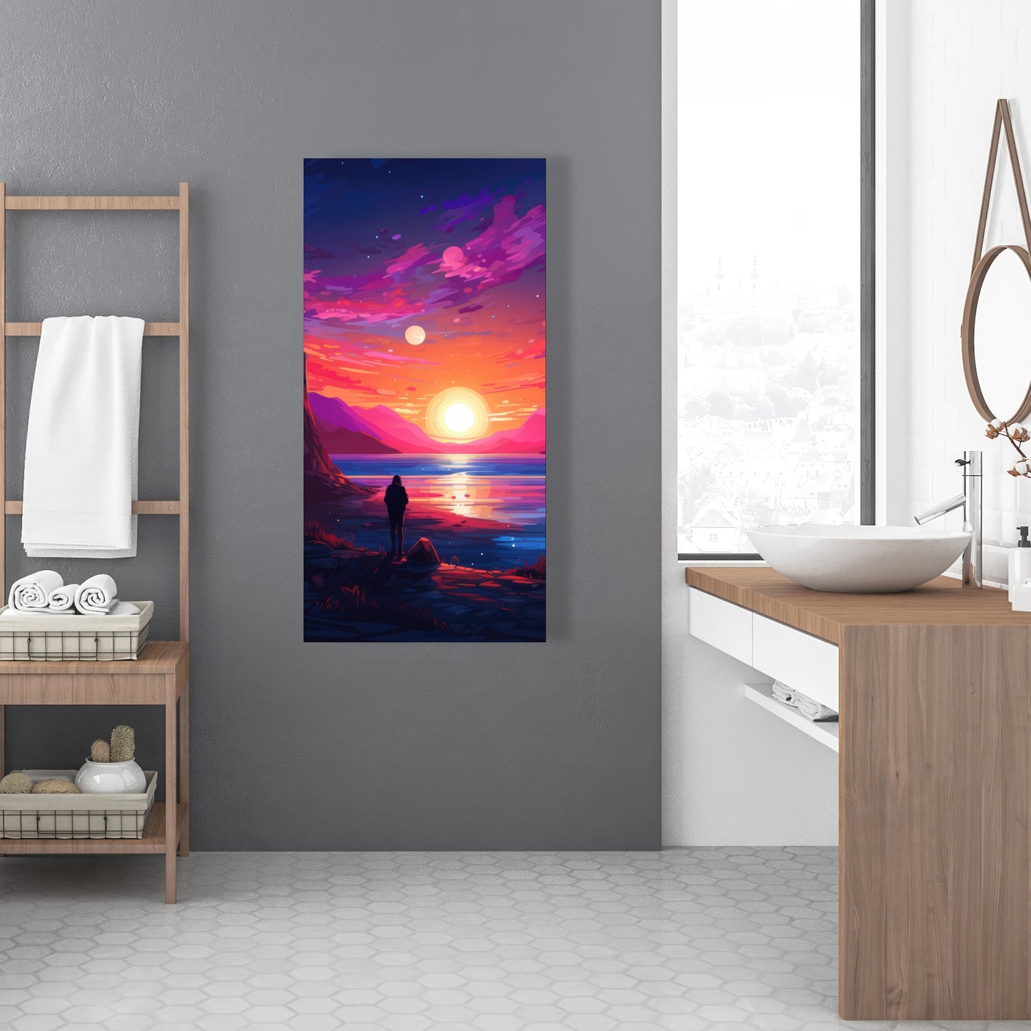 Solitude - Yellow Canvas Art for Home Decor | Modern Design