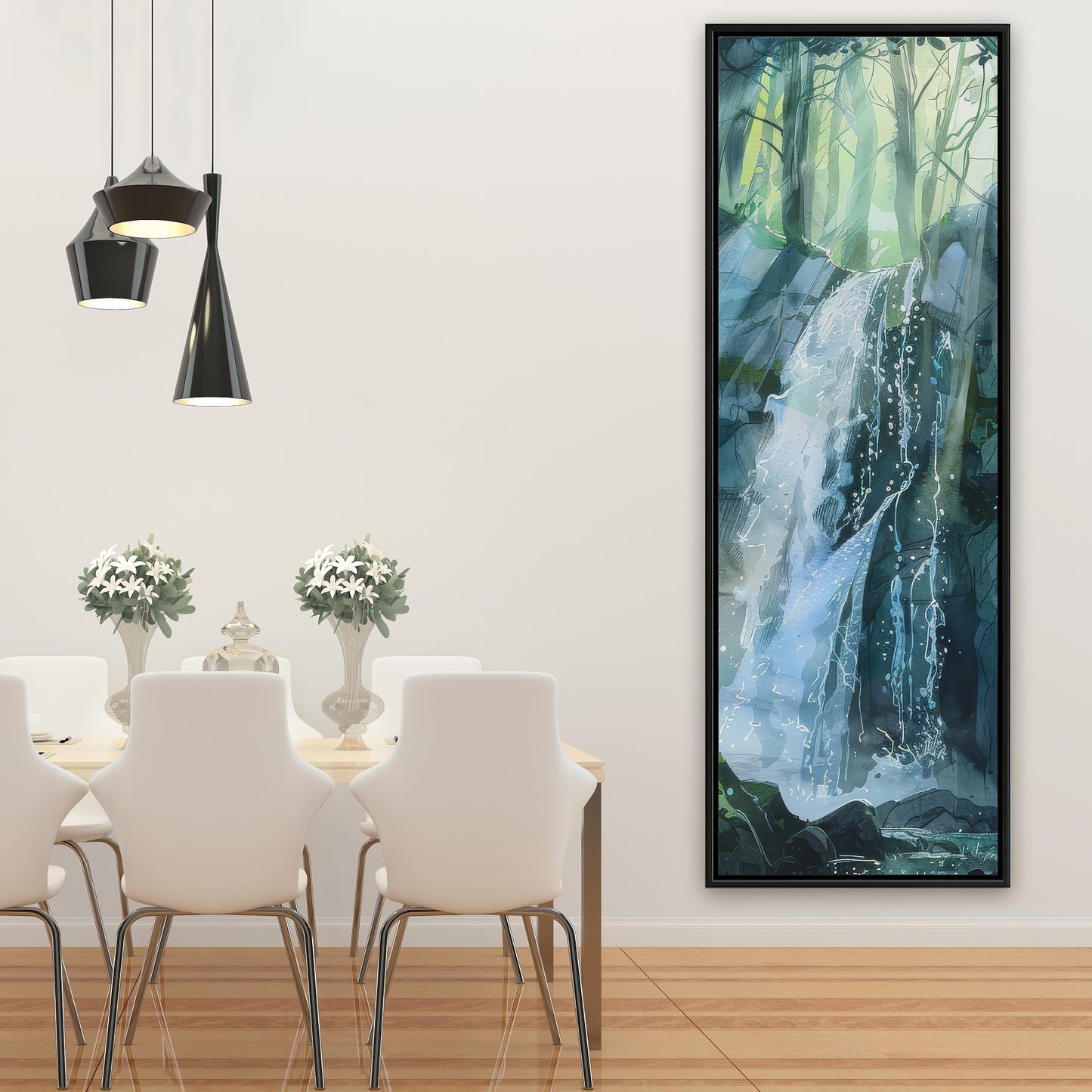 Sleeping fall - 36"x36" Framed canvas