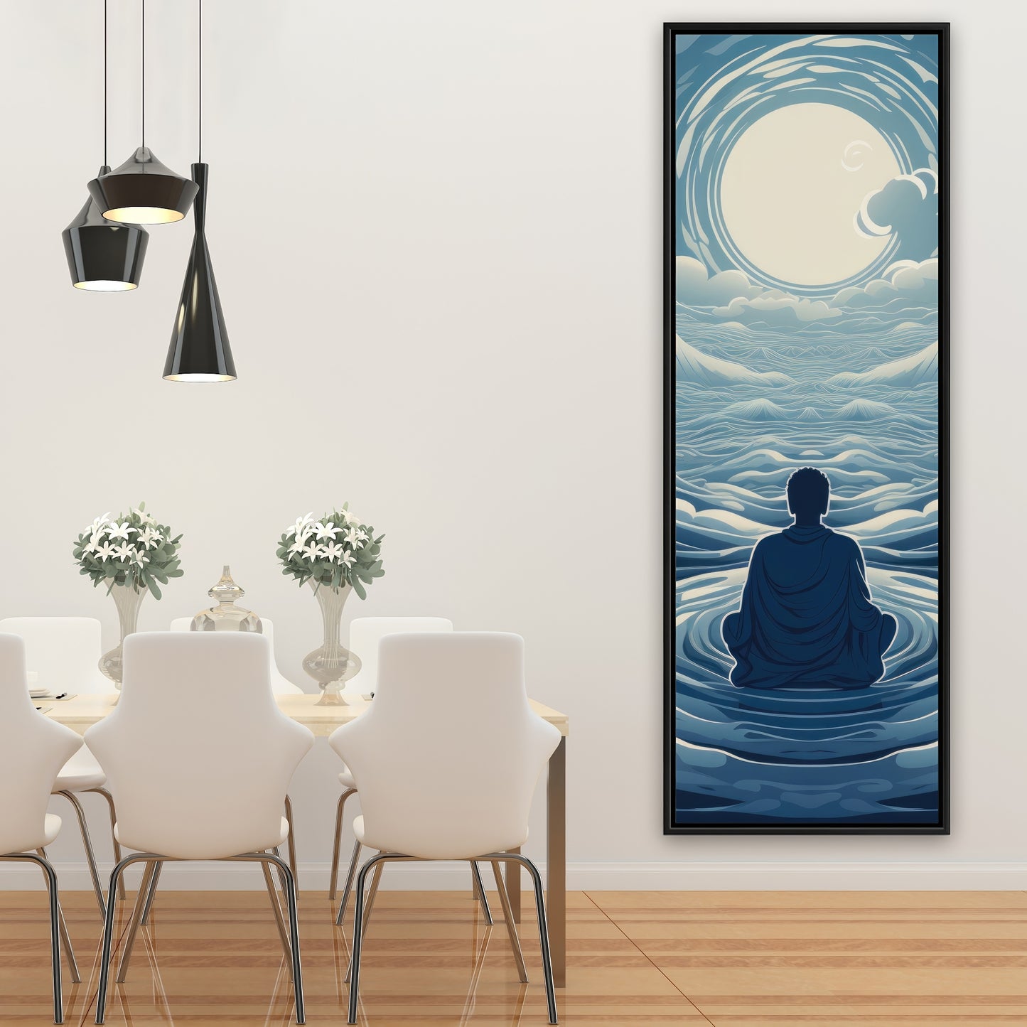 Infinite wisdom - 36"x36" Framed canvas