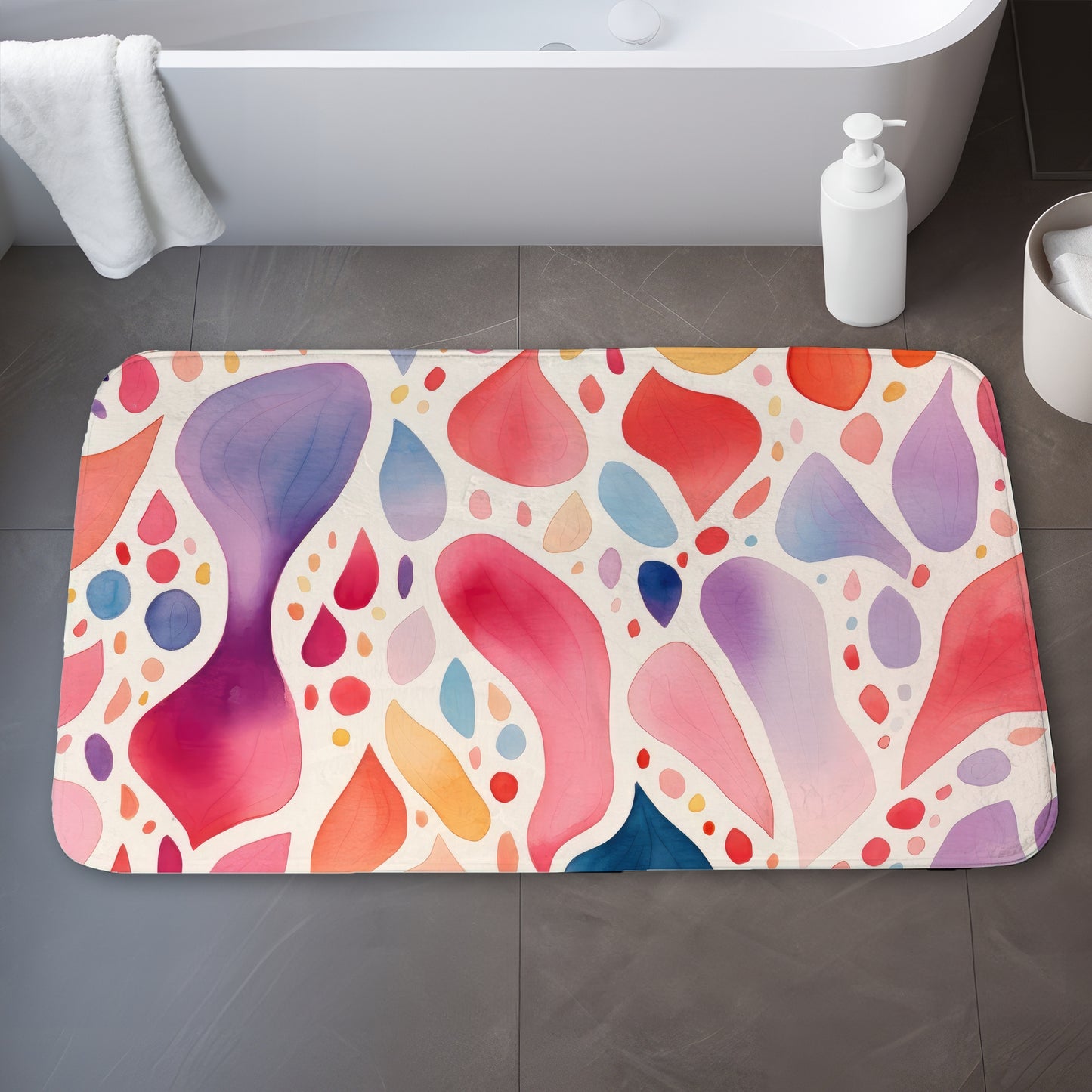 Splotches - 17"x24" Bath mat