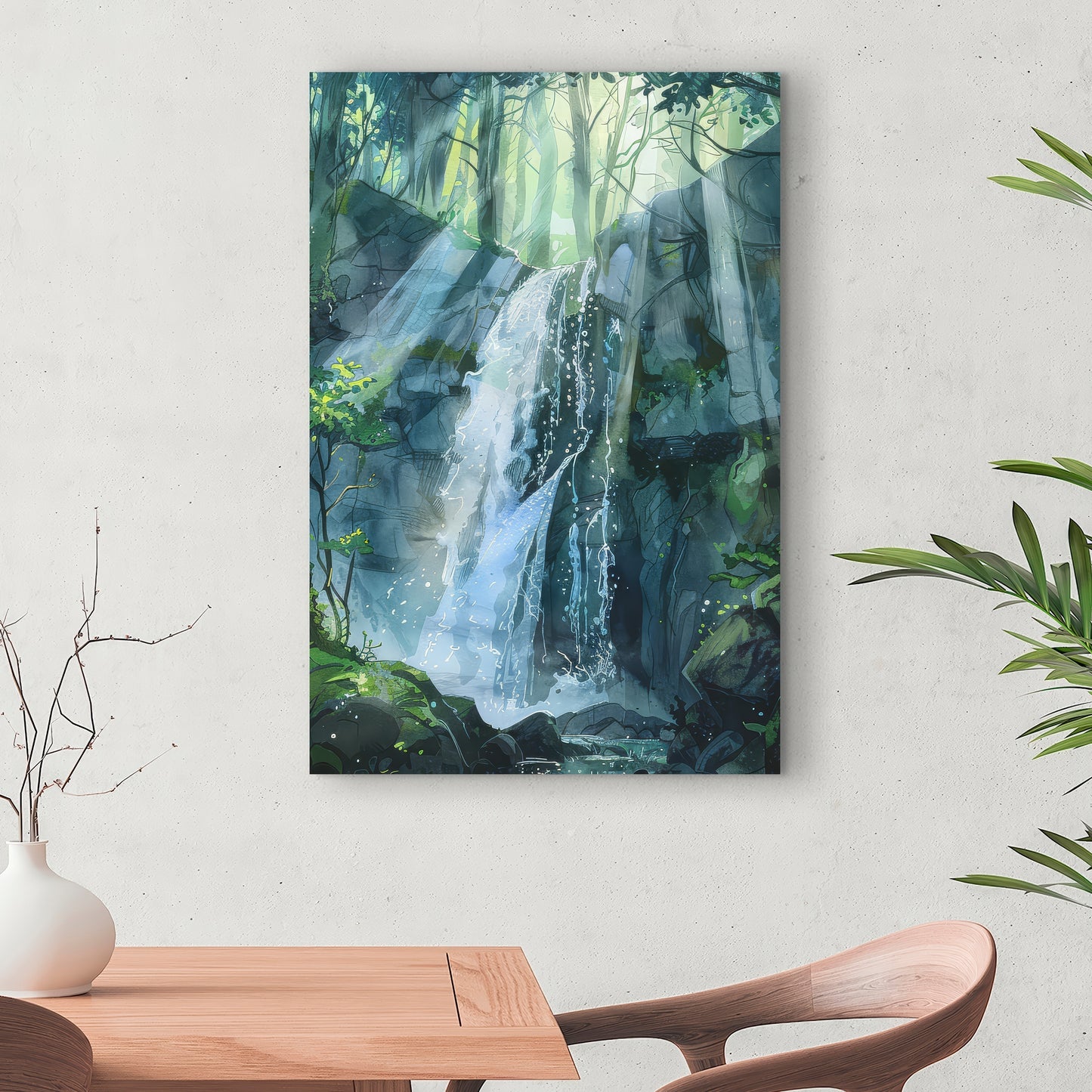 Sleeping fall - 32"x32" Canvas