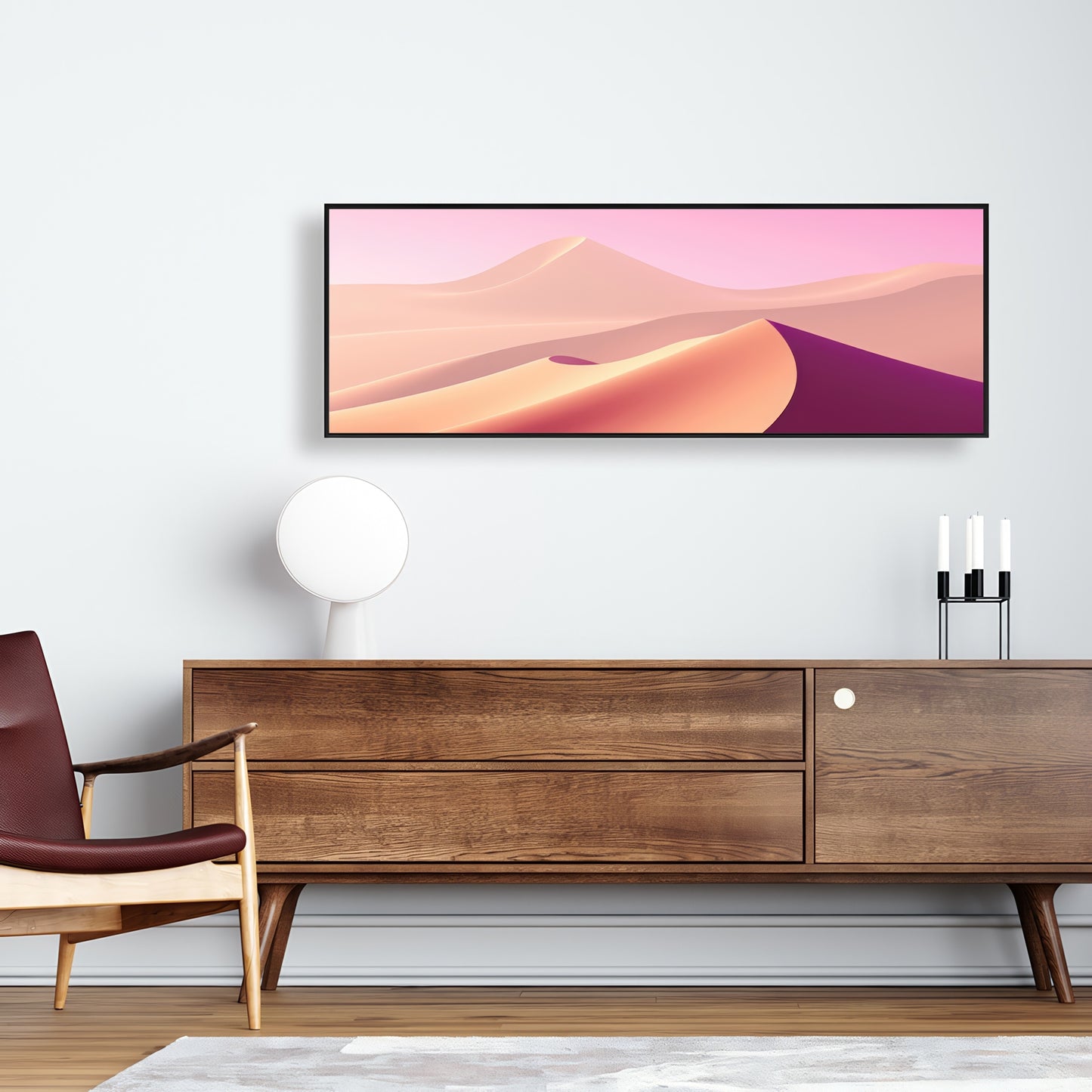Calm dunes - 36"x36" Framed canvas