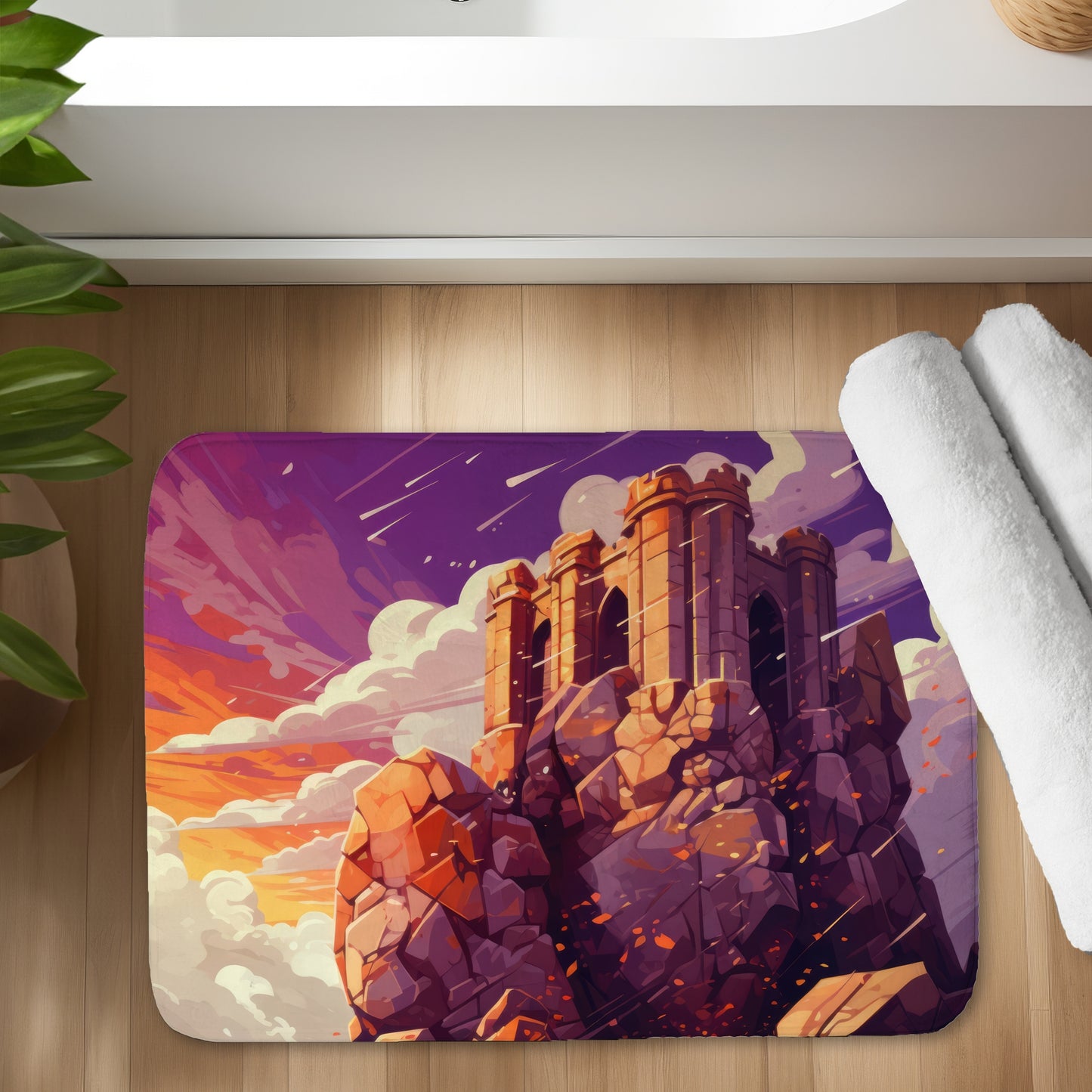 The Last Remains - Purple Bath Mat for Home Decor | Soft & Stylish