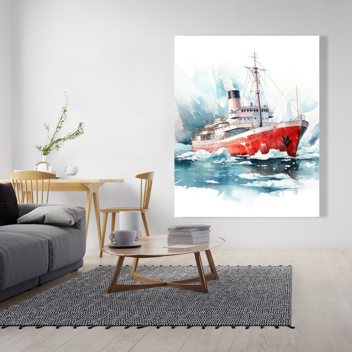 Icebreaker - 32"x32" Canvas