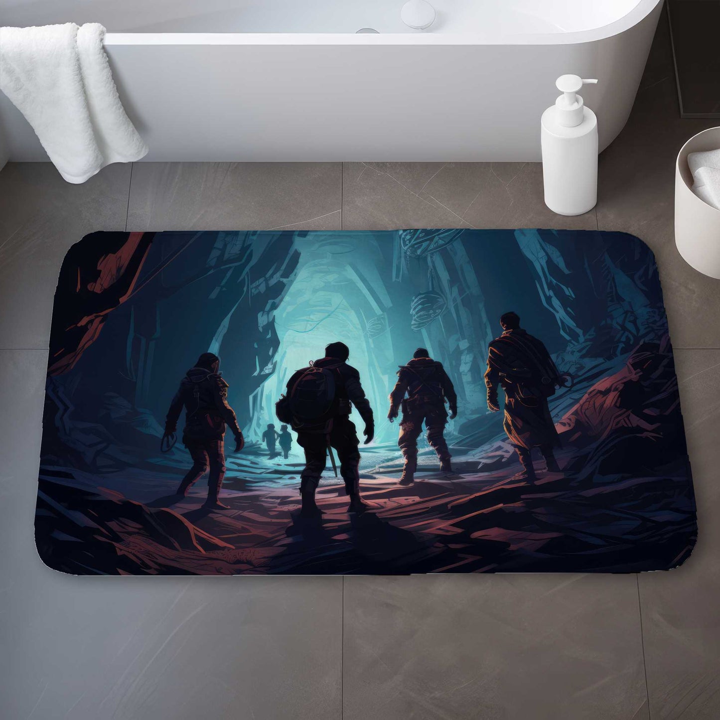 Tapis de bain Secret Society | Tapis élégant pour la décoration intérieure