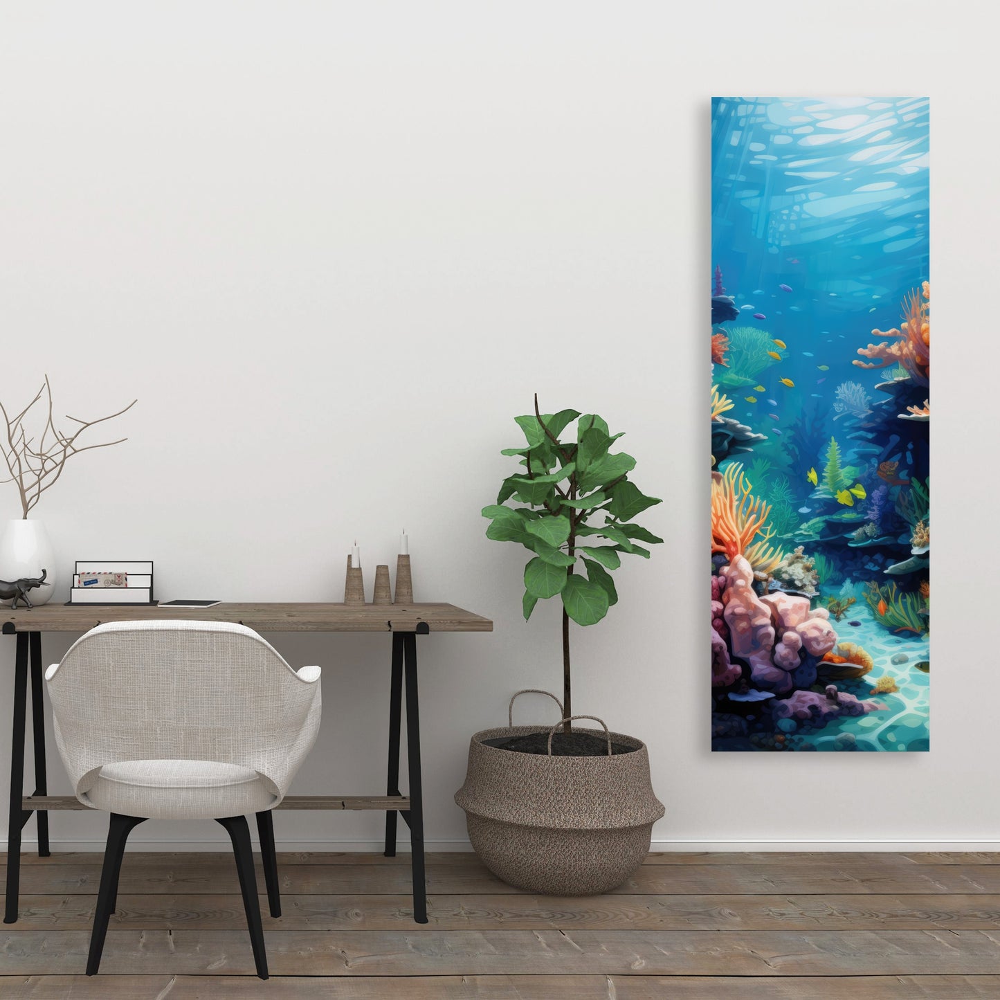 Coral - 32"x32" Canvas