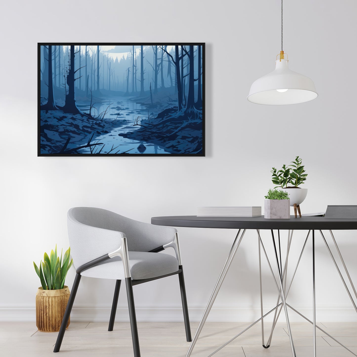 Dead lands - 36"x36" Framed canvas