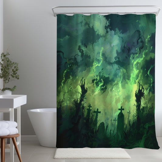 Reaching hell - Shower Curtain
