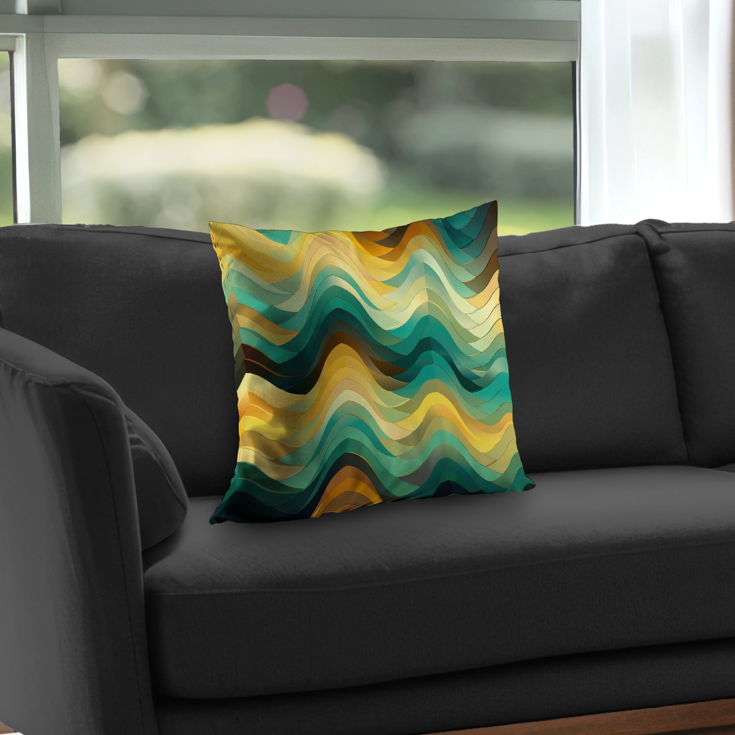 Jagged luxury - Throw Pillow