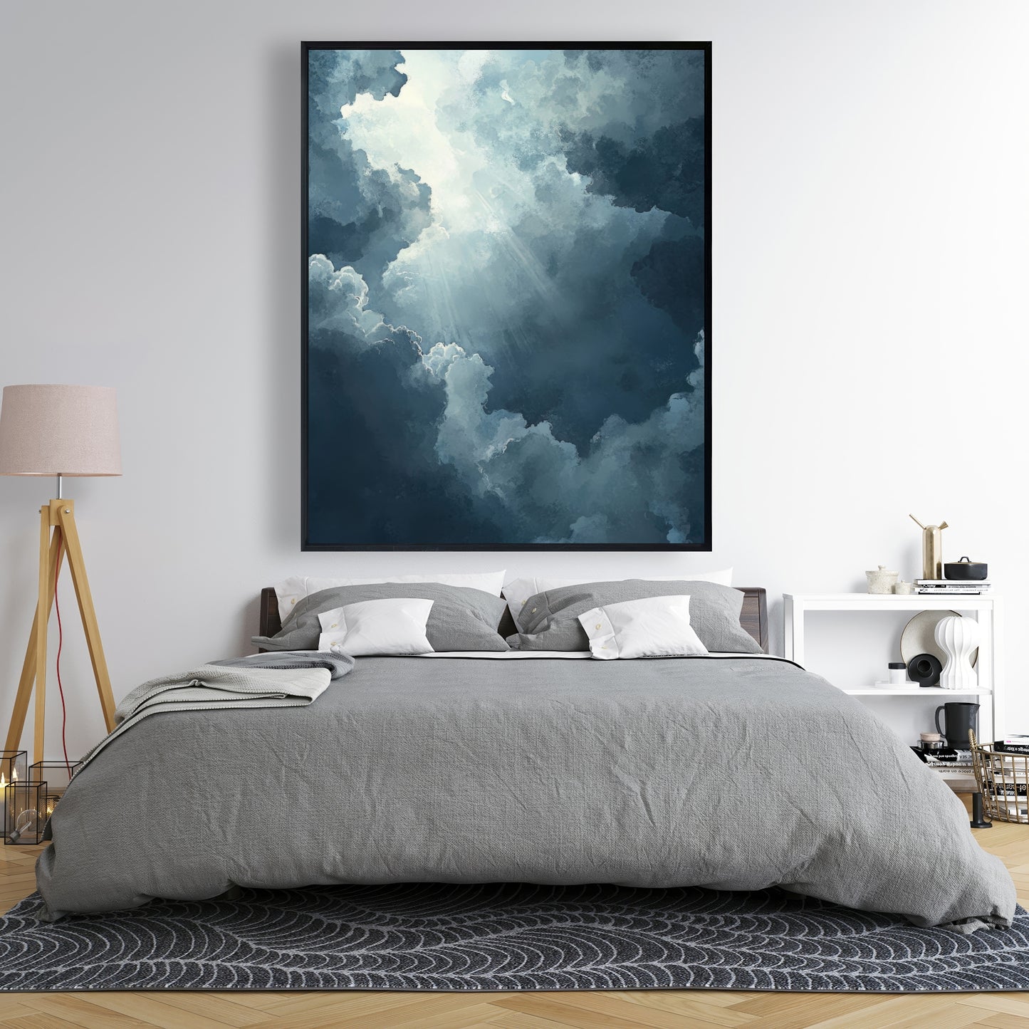Afterglow - 36"x36" Framed canvas