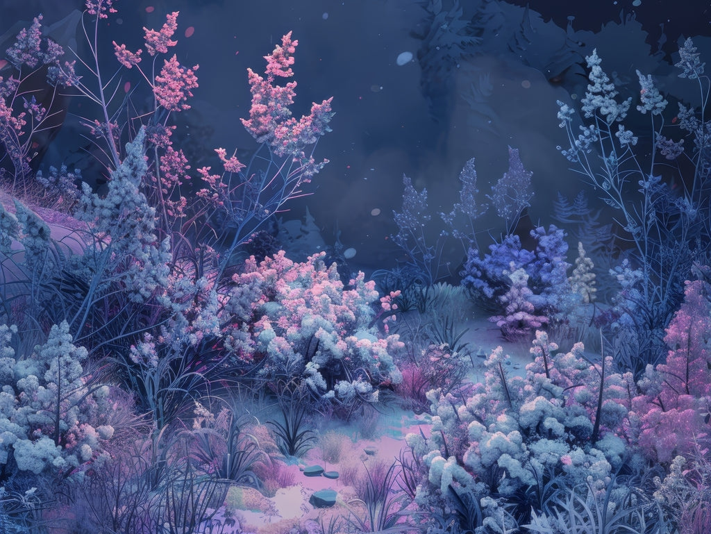 Cold night - 14"x18" Polyester Placemat