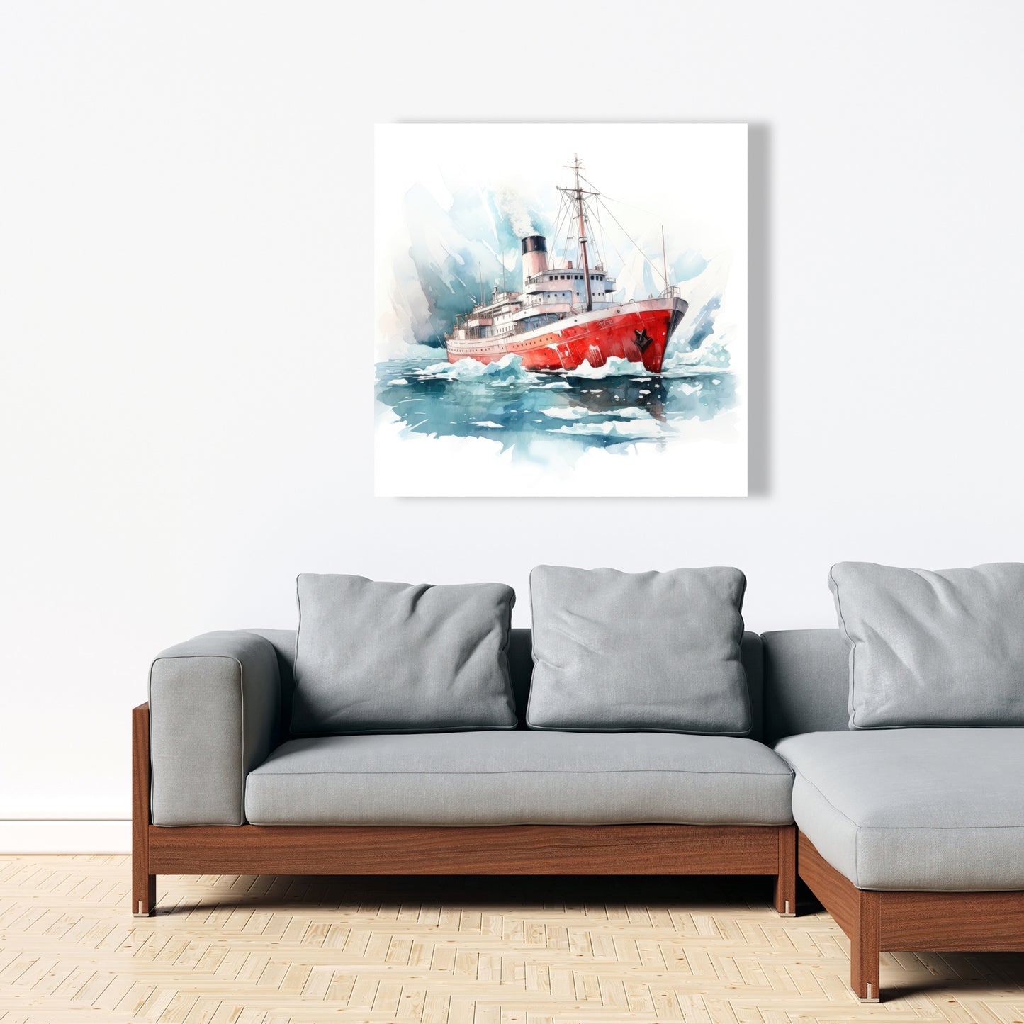 Icebreaker - 32"x32" Canvas