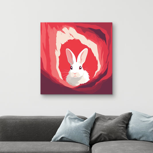 Looking out - 32"x32" Canvas