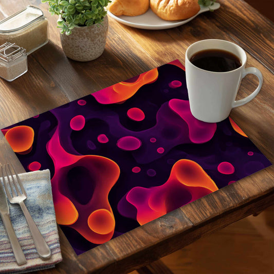 Luminous Flow Veins Placemat | Stylish Home Decor Accent