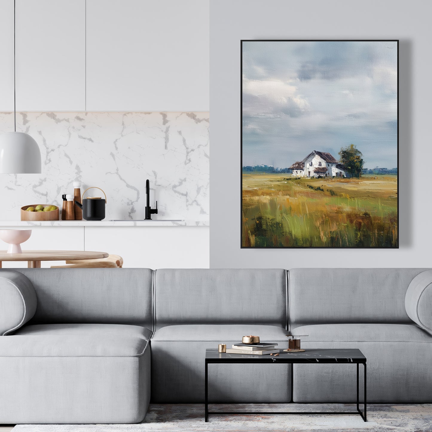 Marsh - 24"x24" Framed canvas