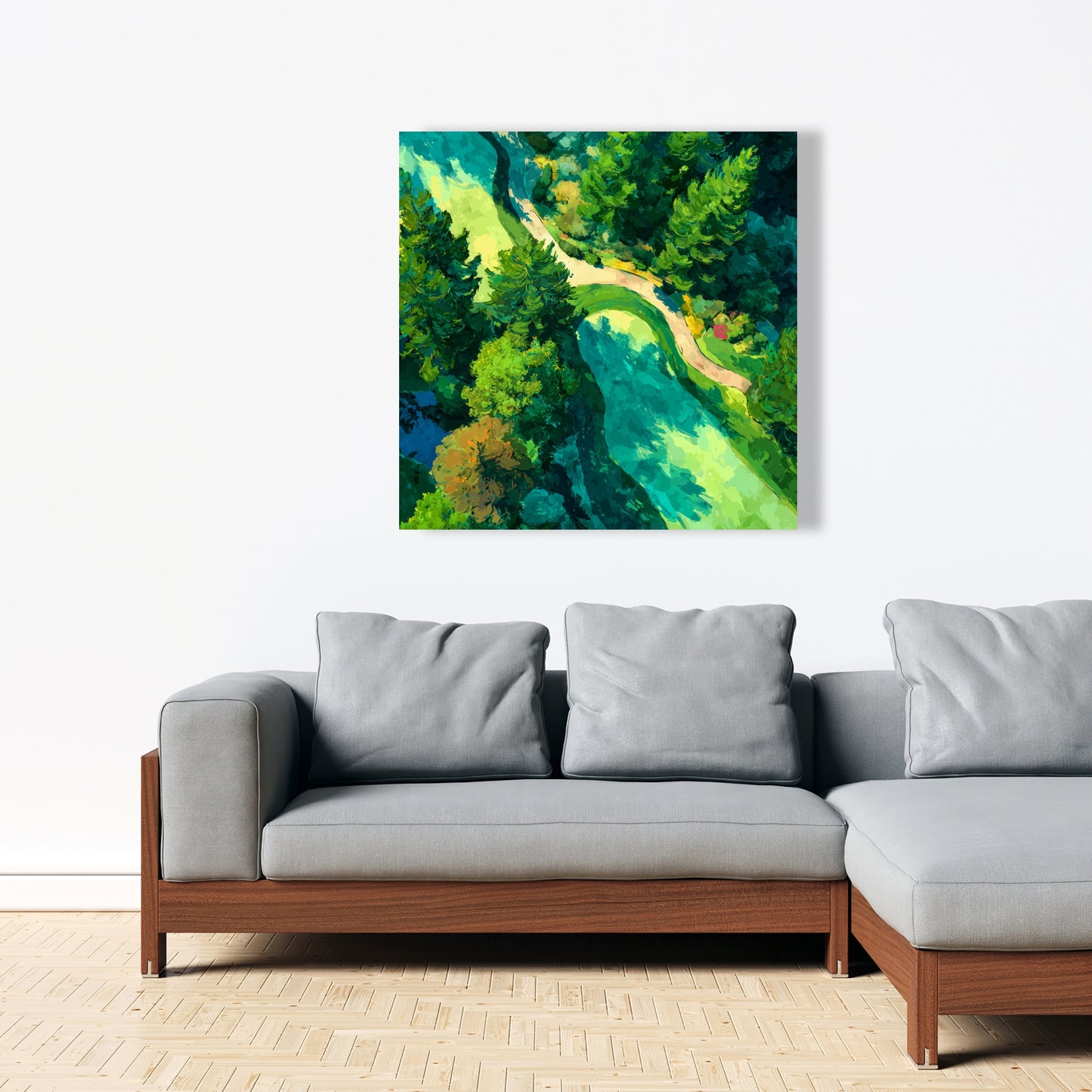 Peaceful course - 32"x32" Canvas
