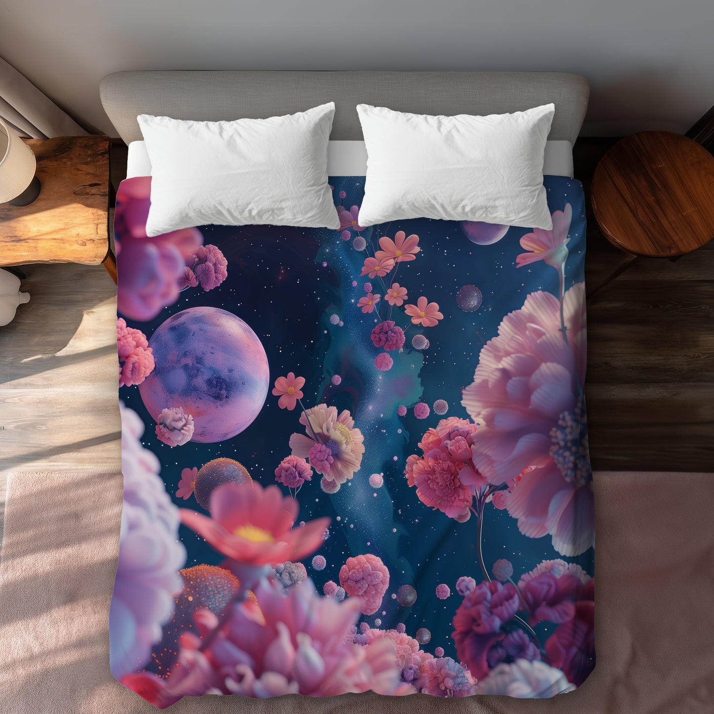 Pink void - 88"x88" Duvet Cover