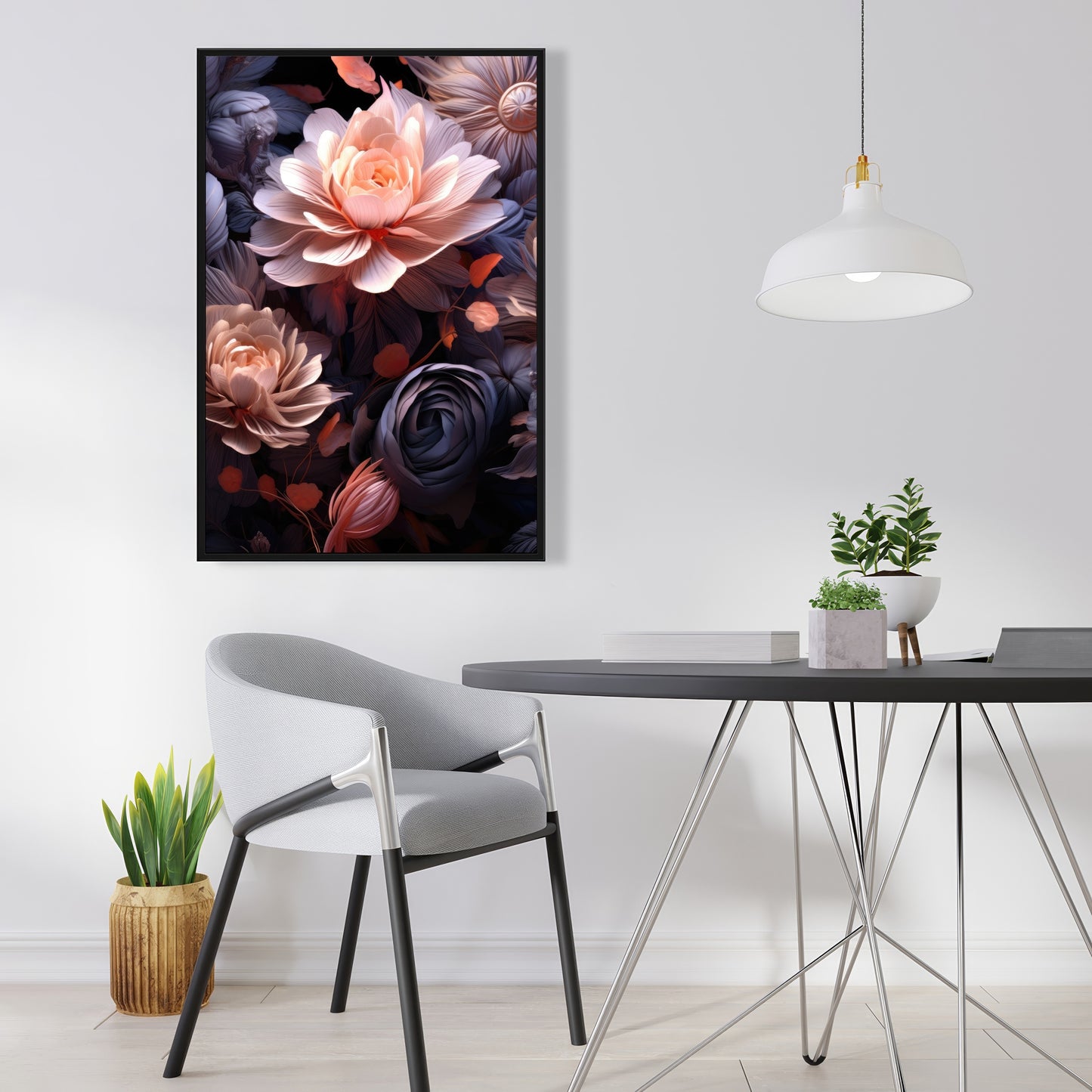 Sublime light - 36"x36" Framed canvas