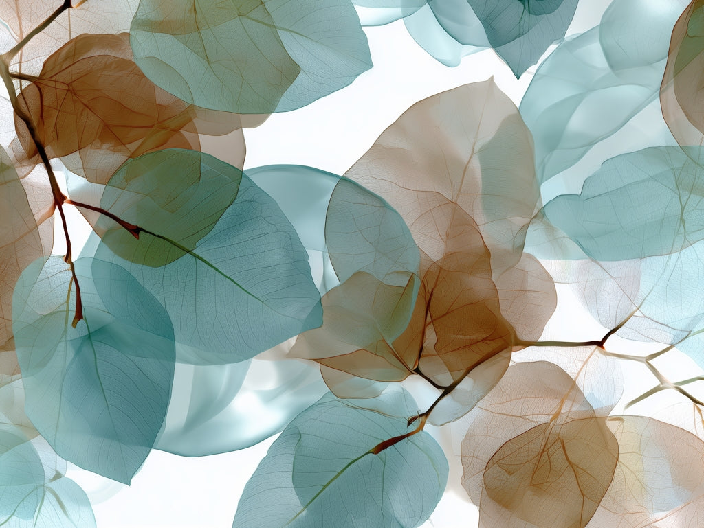 Translucent leaves - 14"x18" Braided Polyester Placemat
