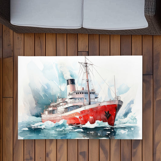 Icebreaker White Outdoor Area Rug - Stylish Home Decor