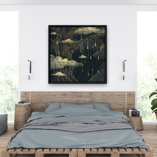 Goopy - 36"x36" Framed canvas