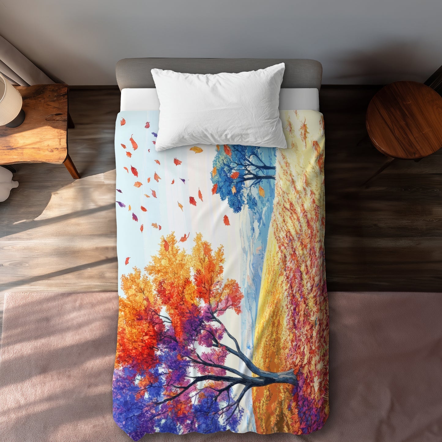 Spring Breeze Turquoise Duvet Cover | Home Decor Essentials