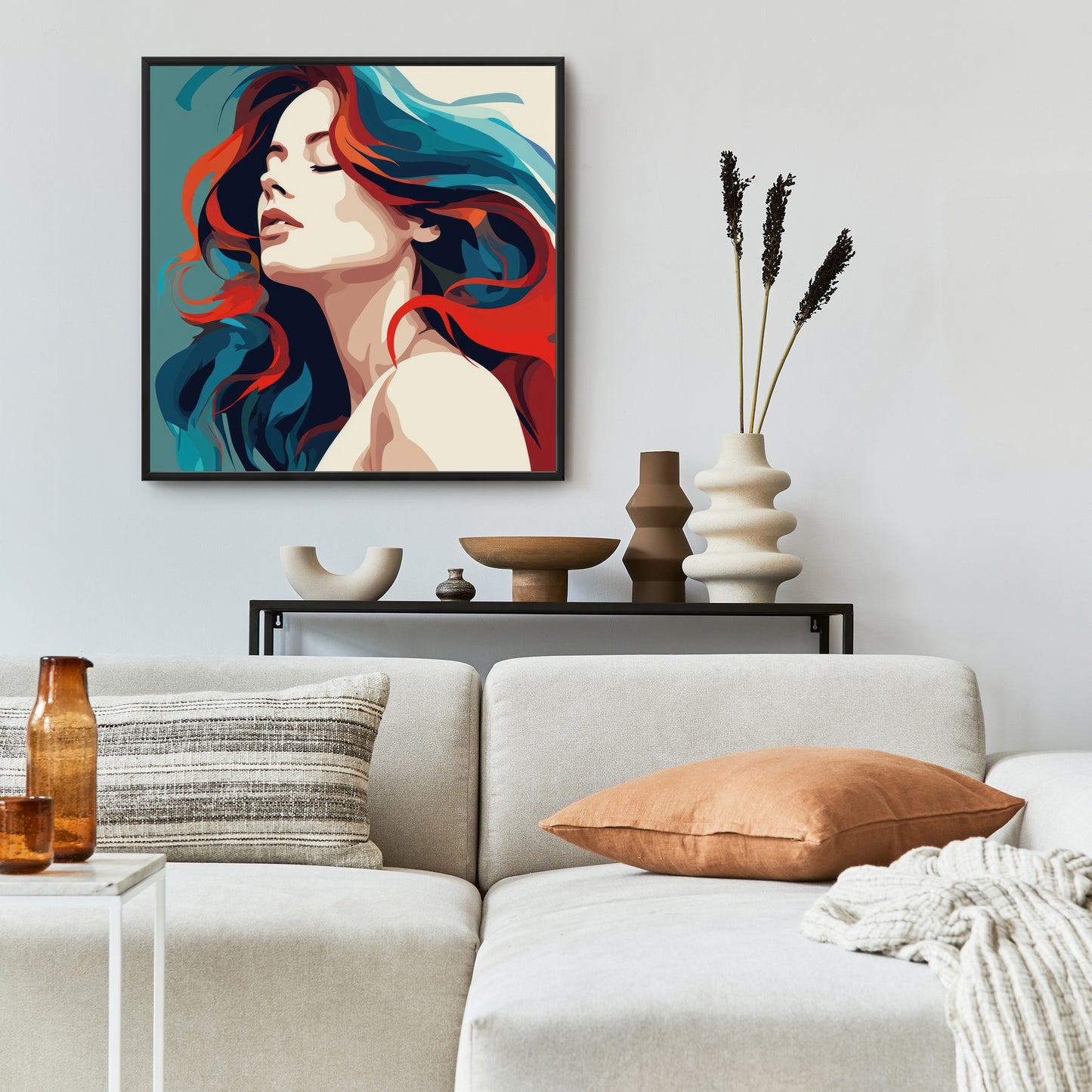 Zen - 36"x36" Framed canvas