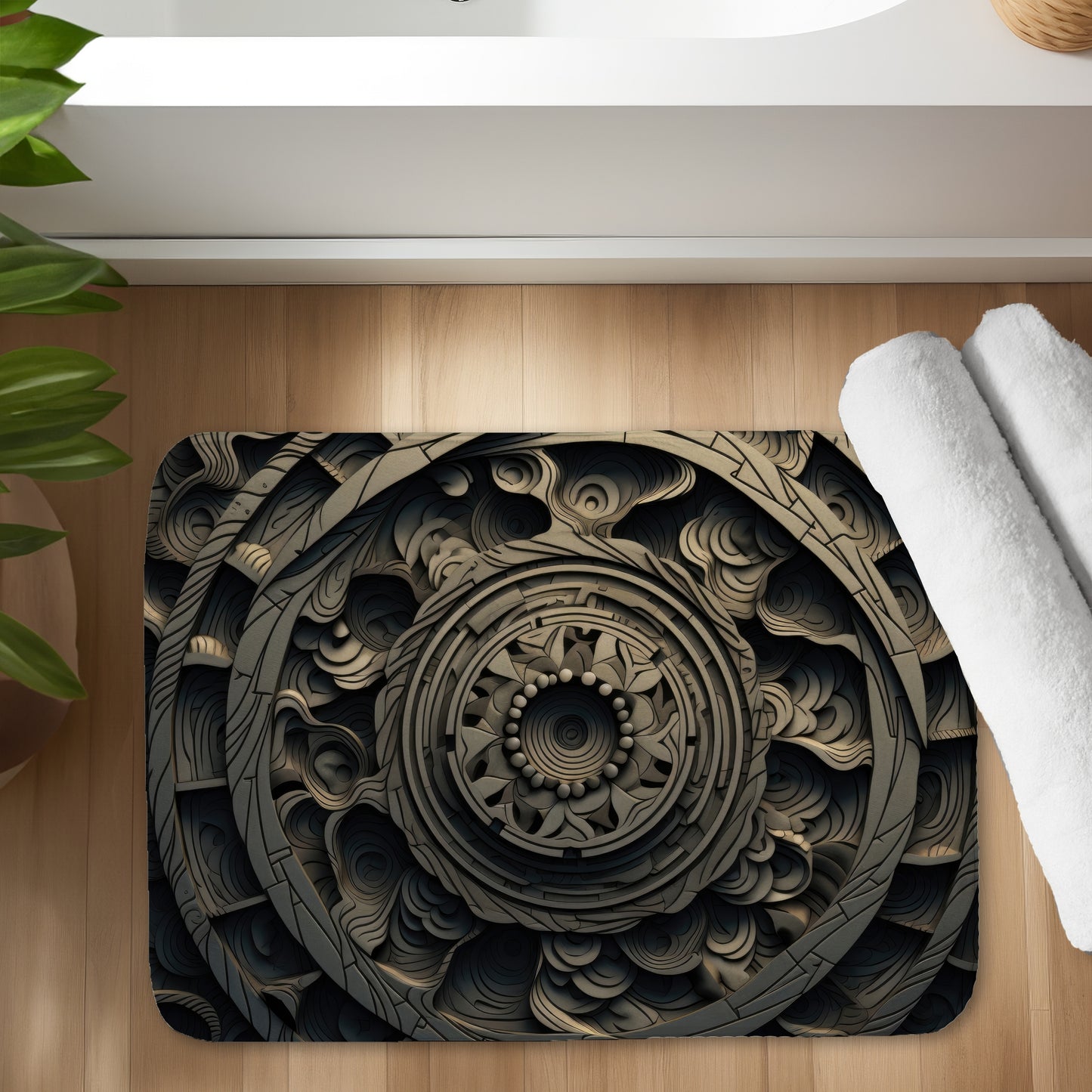 Cycles - 17"x24" Bath mat