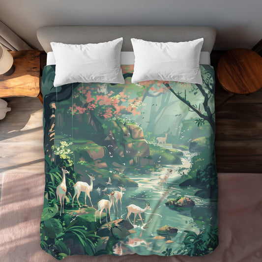 Sipping - 88"x88" Duvet Cover