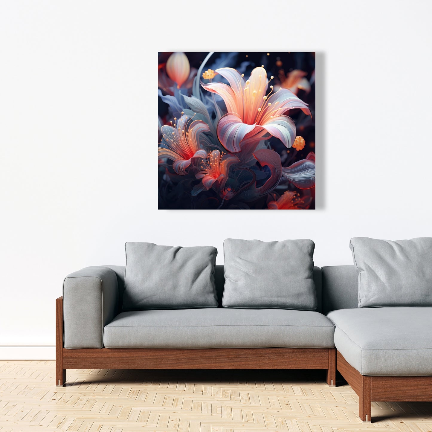 Astral bloom - 32"x32" Canvas