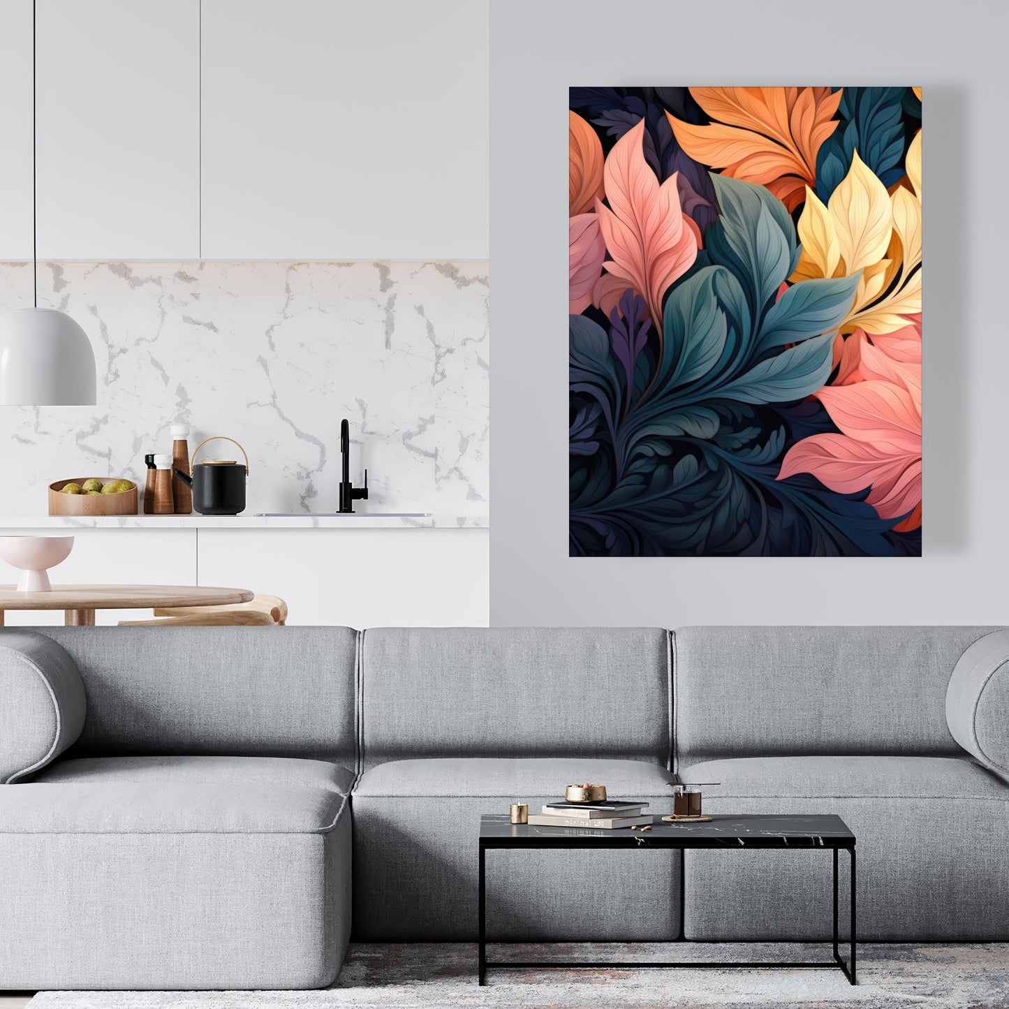 Pastel Bloom - Yellow Canvas Art for Home Decor | Brighten Up