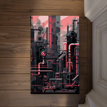 Industrial Empire Gray Indoor Outdoor Door Mat - Home Decor