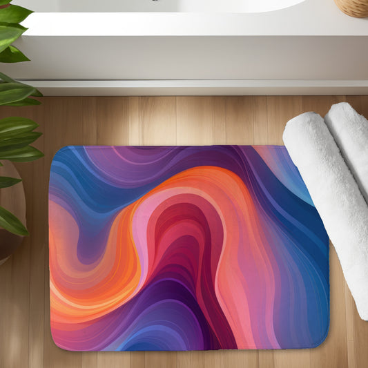 Purple Haze Bath Mat - Stylish Home Decor for Your Bathroom
