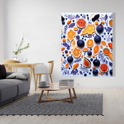 Fruity skins - 32"x32" Canvas