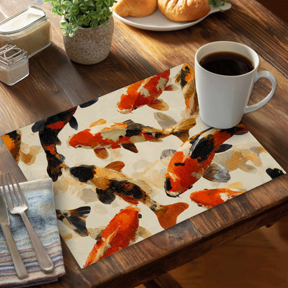 Koi Dance Flow Placemat | Stylish Home Decor Accent