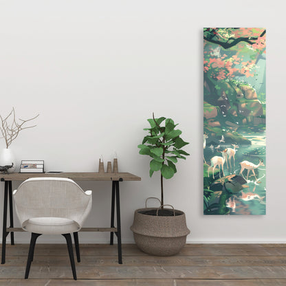 Sipping - Turquoise Canvas Art for Chic Home Decor