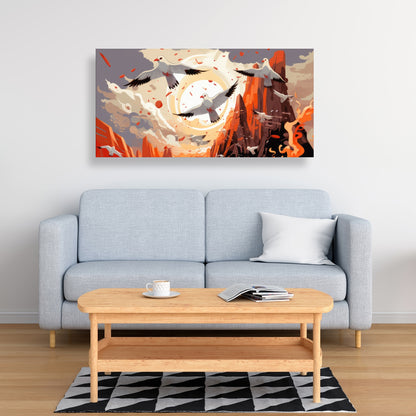 The escape - 32"x32" Canvas