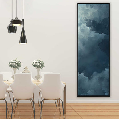 Afterglow - Gray Framed Canvas Art for Elegant Home Decor