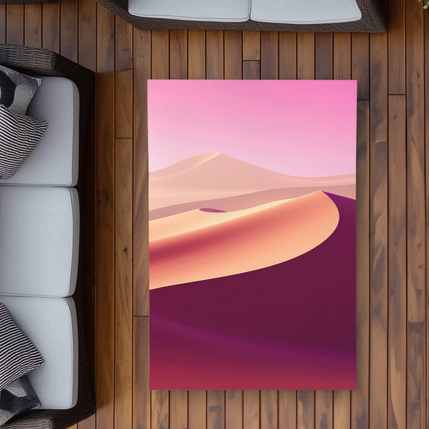 Tapis d'extérieur Calm Dunes - Solution élégante pour la décoration intérieure
