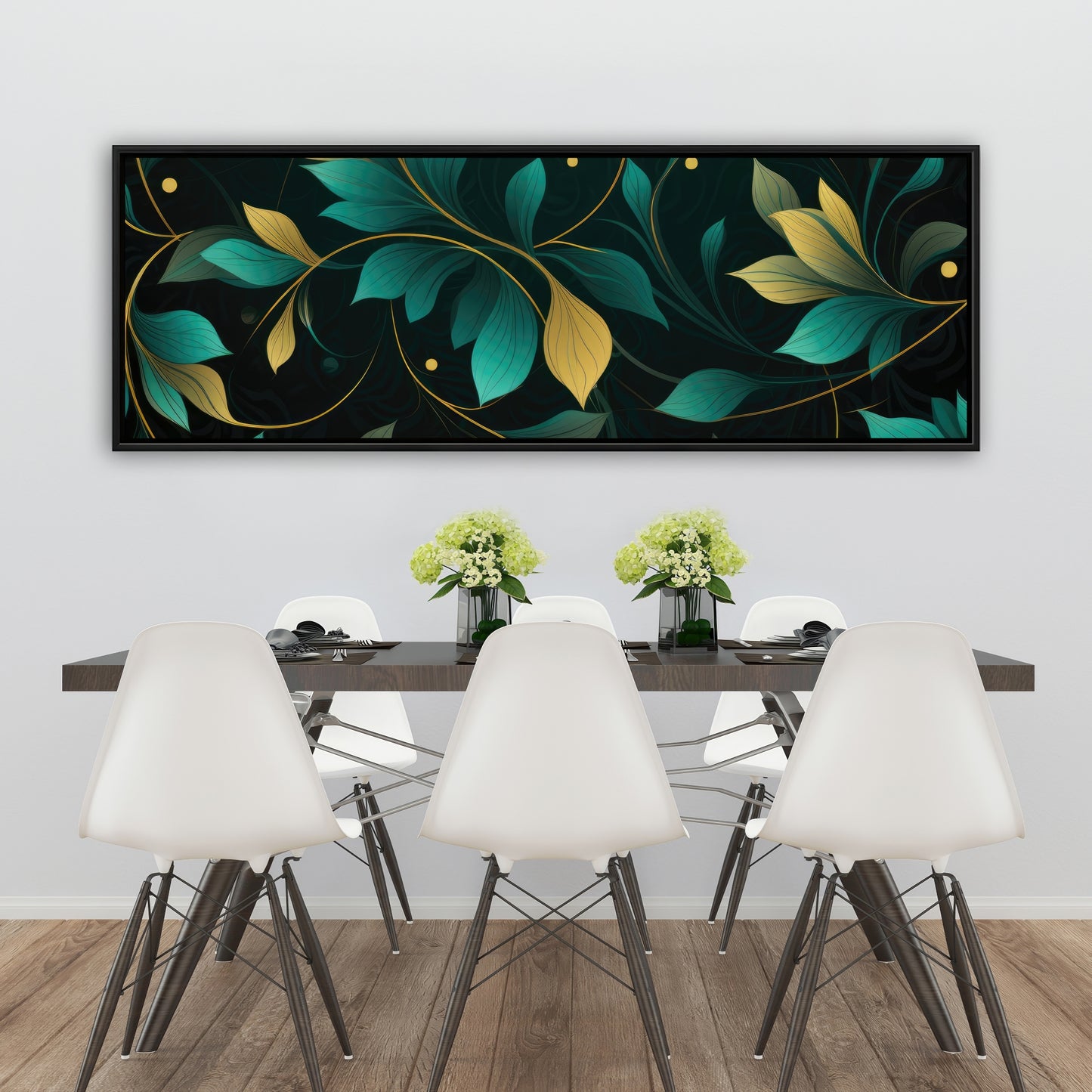Twirling twigs - 36"x36" Framed canvas