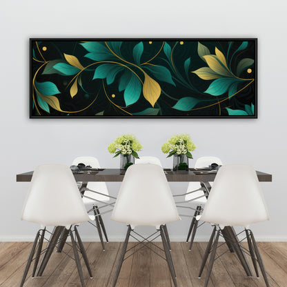 Twirling twigs - 36"x36" Framed canvas