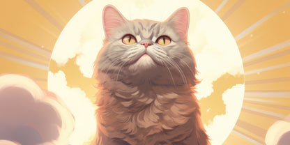 Intangible purr - Desk Mat