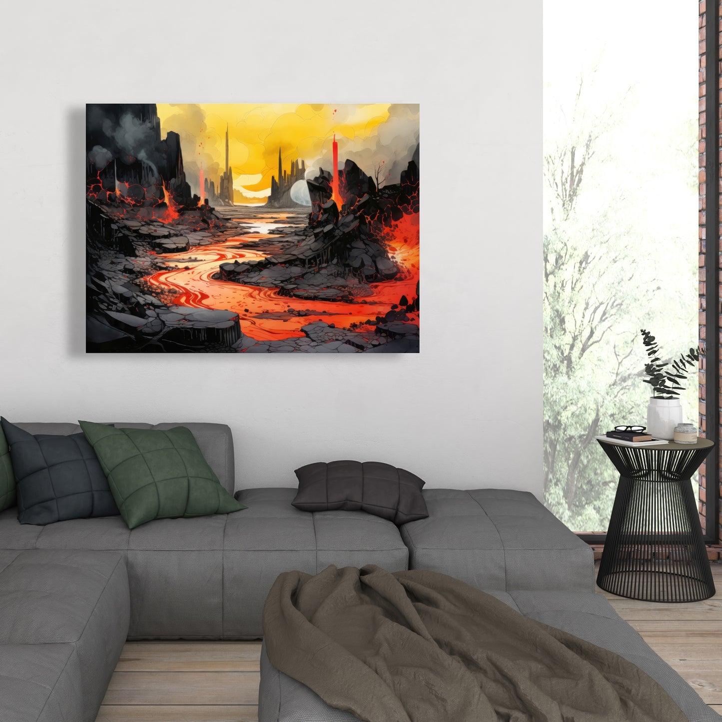 Charred - 32"x32" Canvas
