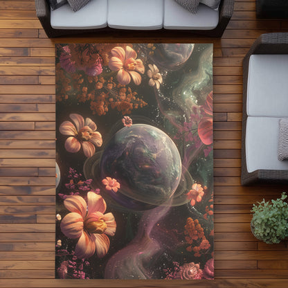 Tapis d'extérieur Floral pour une Décoration Intérieure Élégante